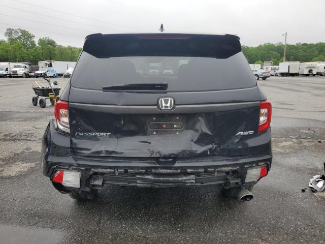 5FNYF8H50MB004444 - 2021 HONDA PASSPORT EXL أسود صورة 6