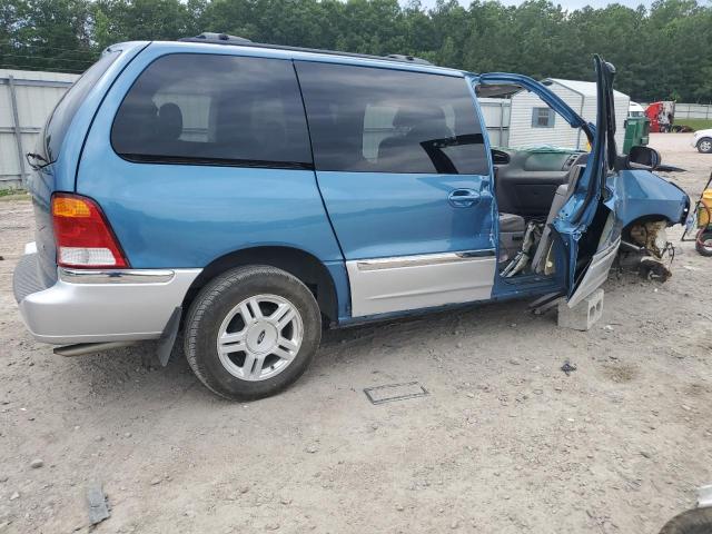 2FMZA53482BB33103 - 2002 FORD WINDSTAR SEL BLUE photo 3