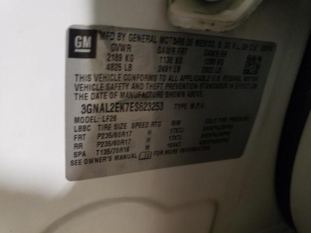 3GNAL2EK7ES623253 - 2014 CHEVROLET CAPTIVA LS 白色 照片 12