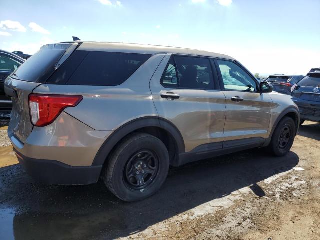 1FM5K8AC8PGB10878 - 2023 FORD EXPLORER POLICE INTERCEPTOR TAN photo 3