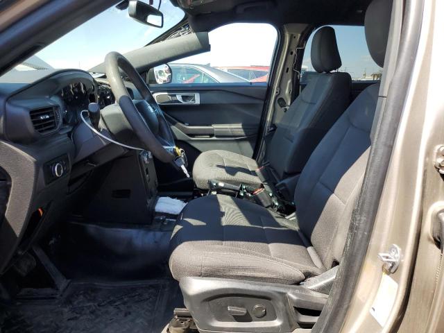 1FM5K8AC8PGB10878 - 2023 FORD EXPLORER POLICE INTERCEPTOR TAN photo 7