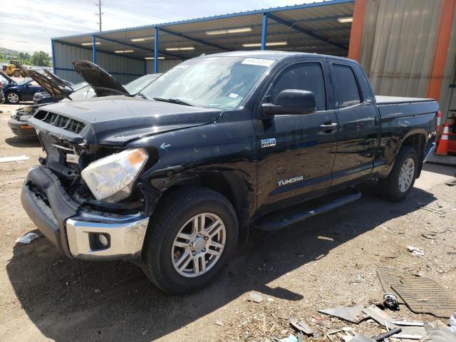 5TFRW5F12GX205243 - 2016 TOYOTA TUNDRA DOUBLE CAB SR/SR5 BLACK photo 1