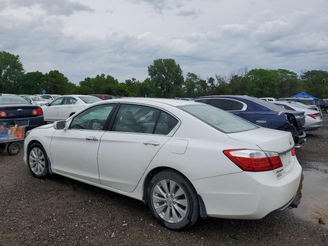 1HGCR2F82FA073547 - 2015 HONDA ACCORD EXL WHITE photo 2