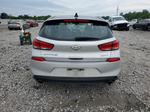 KMHH55LC3JU019333 - 2018 HYUNDAI ELANTRA GT SPORT SILVER photo 6