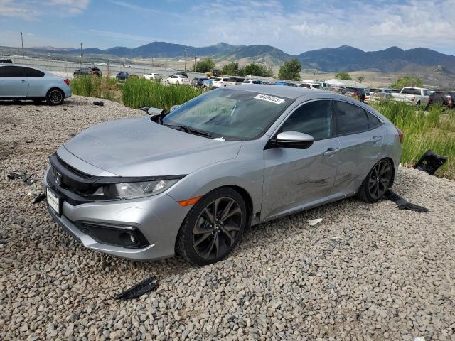 2HGFC2F89KH520031 - 2019 HONDA CIVIC SPORT SILVER photo 1