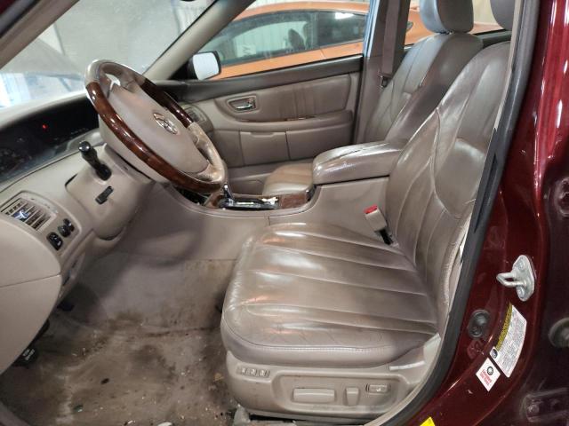 4T1BF28B04U378791 - 2004 TOYOTA AVALON XL MAROON photo 7