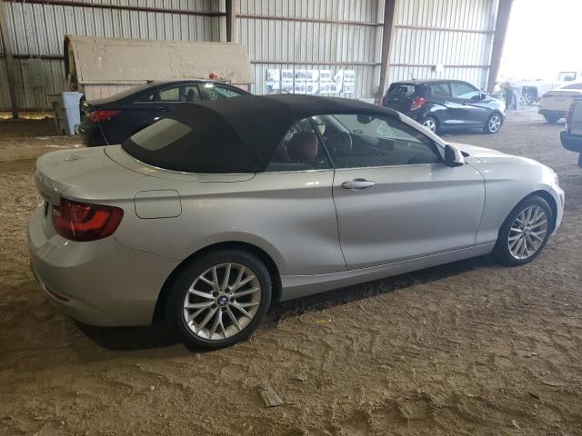 WBA1K9C51GV710612 - 2016 BMW 228 I SULEV SILVER photo 3