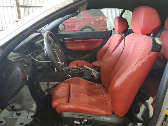 WBA1K9C51GV710612 - 2016 BMW 228 I SULEV SILVER photo 7