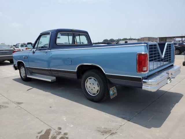 1B7HD14Y8JS760860 - 1988 DODGE D-SERIES D150 BLUE photo 2