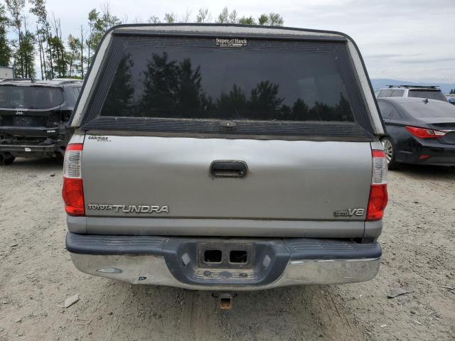 5TBET34146S505054 - 2006 TOYOTA TUNDRA DOUBLE CAB SR5 SILVER photo 6