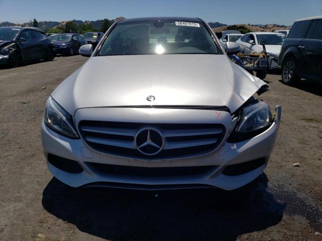 55SWF4KB7FU000455 - 2015 MERCEDES-BENZ C 300 4MATIC SILVER photo 5