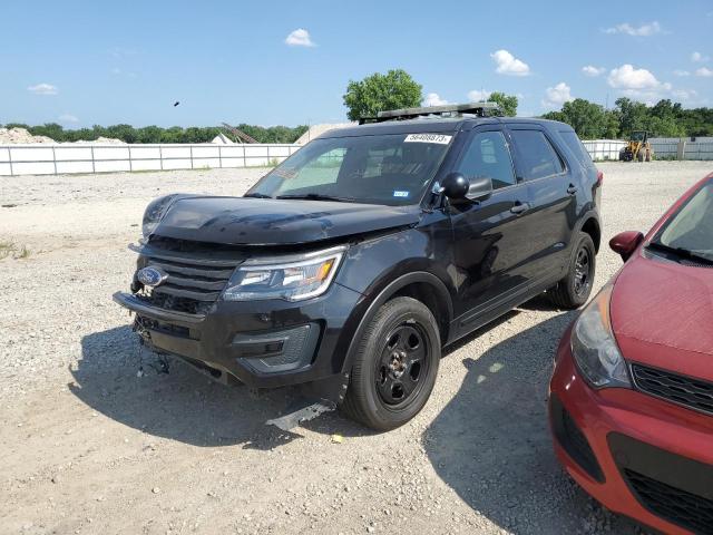 1FM5K8AR1KGB55268 - 2019 FORD EXPLORER POLICE INTERCEPTOR BLACK photo 1