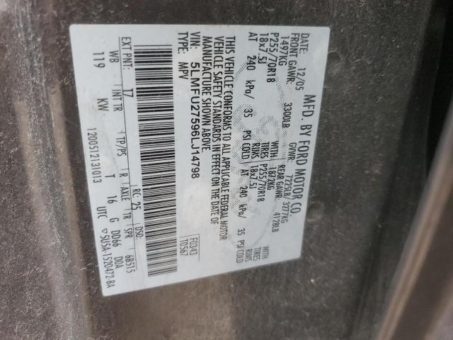 5LMFU27596LJ14798 - 2006 LINCOLN NAVIGATOR 棕色 照片 13