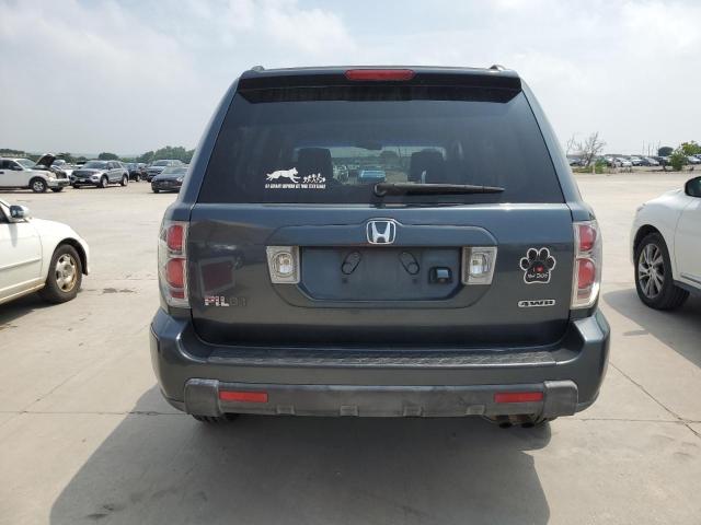 5FNYF18726B001394 - 2006 HONDA PILOT EX BLUE photo 6