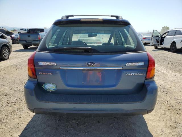 4S4BP61C077313644 - 2007 SUBARU LEGACY OUTBACK 2.5I BLUE photo 6