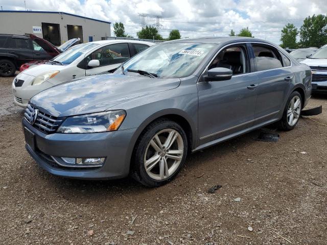 1VWCM7A32DC120564 - 2013 VOLKSWAGEN PASSAT SEL GRAY photo 1