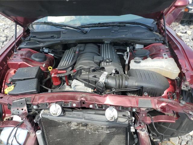 2C3CDZFJ5MH500389 - 2021 DODGE CHALLENGER R/T SCAT PACK MAROON photo 11