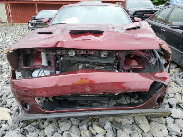 2C3CDZFJ5MH500389 - 2021 DODGE CHALLENGER R/T SCAT PACK MAROON photo 12