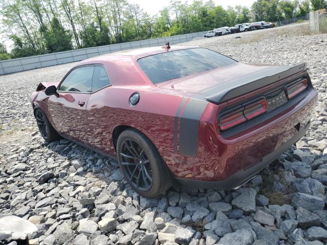 2C3CDZFJ5MH500389 - 2021 DODGE CHALLENGER R/T SCAT PACK MAROON photo 2