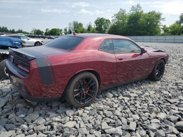 2C3CDZFJ5MH500389 - 2021 DODGE CHALLENGER R/T SCAT PACK MAROON photo 3