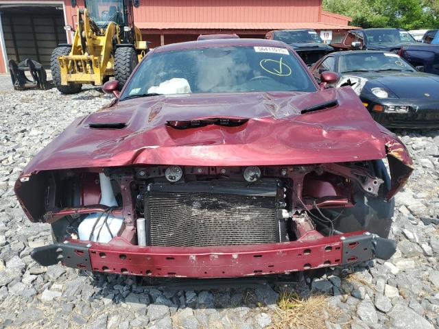2C3CDZFJ5MH500389 - 2021 DODGE CHALLENGER R/T SCAT PACK MAROON photo 5