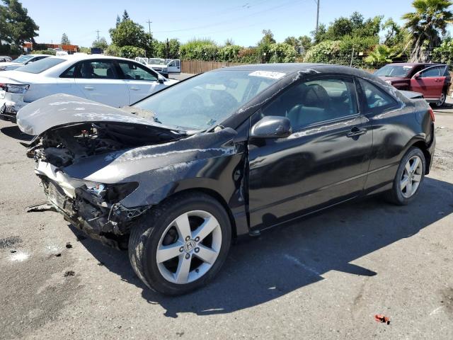 2HGFG12938H553029 - 2008 HONDA CIVIC EXL BLACK photo 1