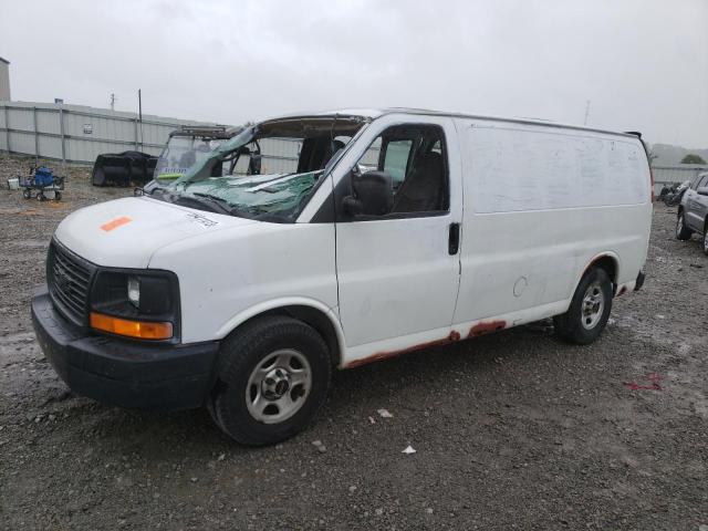 1GTEG15X341144817 - 2004 GMC SAVANA G1500 WHITE photo 1