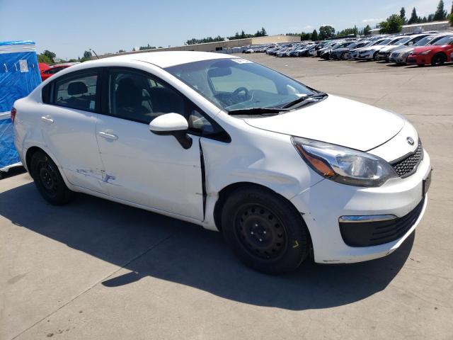 KNADM4A37G6558583 - 2016 KIA RIO LX WHITE photo 4