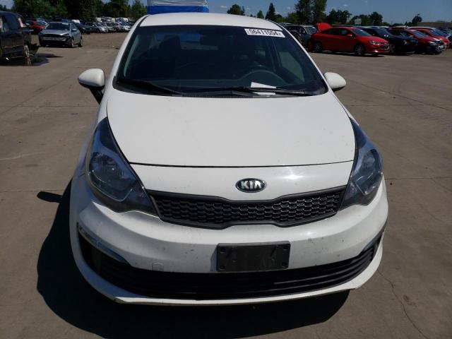 KNADM4A37G6558583 - 2016 KIA RIO LX WHITE photo 5
