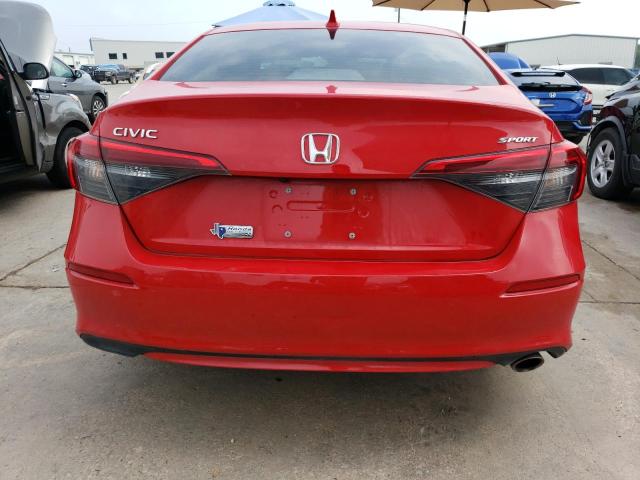 2HGFE2F55NH603024 - 2022 HONDA CIVIC SPORT 红色 照片 6