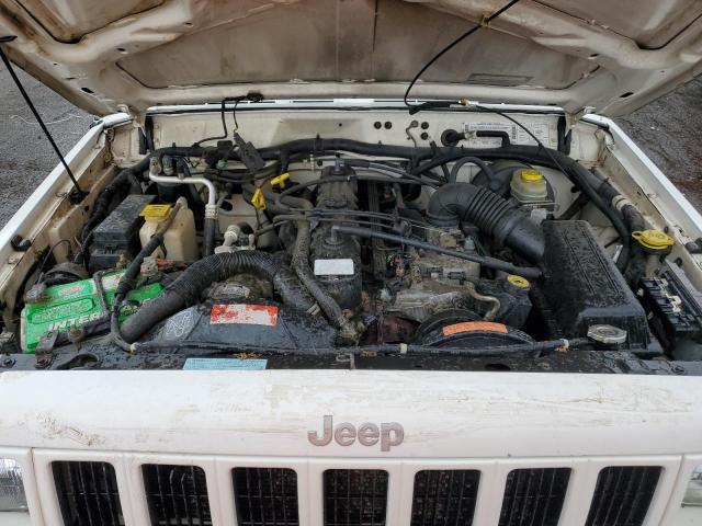 1J4FF58S5YL117279 - 2000 JEEP CHEROKEE CLASSIC WHITE photo 11