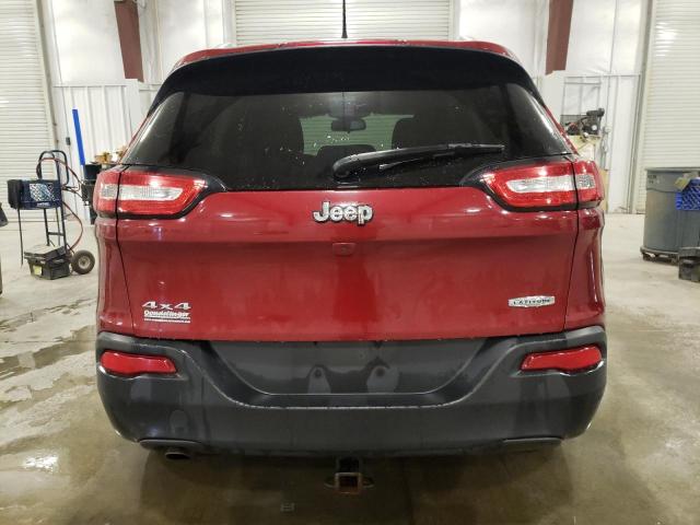 1C4PJMCB4GW147672 - 2016 JEEP CHEROKEE LATITUDE BURGUNDY photo 6