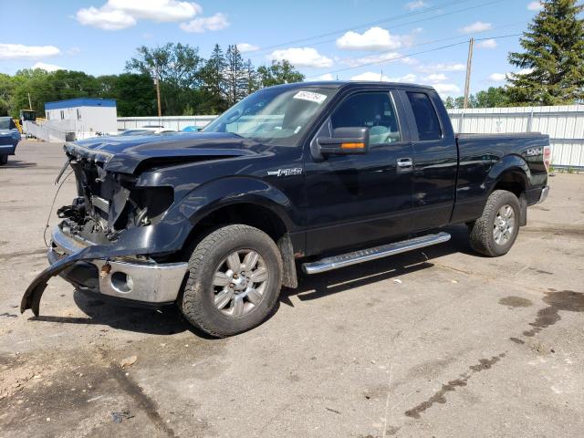 1FTFX1EF2CFA11625 - 2012 FORD F150 SUPER CAB BLACK photo 1