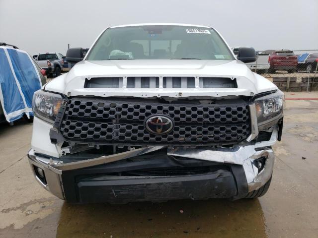 5TFRY5F16MX286821 - 2021 TOYOTA TUNDRA DOUBLE CAB SR/SR5 WHITE photo 5