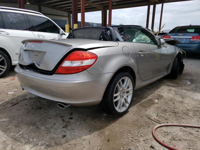 WDBWK54F27F167319 - 2007 MERCEDES-BENZ SLK 280 SILVER photo 3