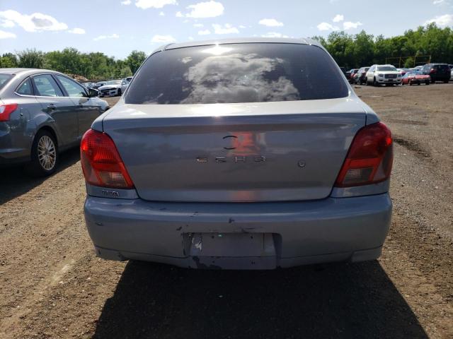 JTDAT1237Y0001828 - 2000 TOYOTA ECHO GRAY photo 6