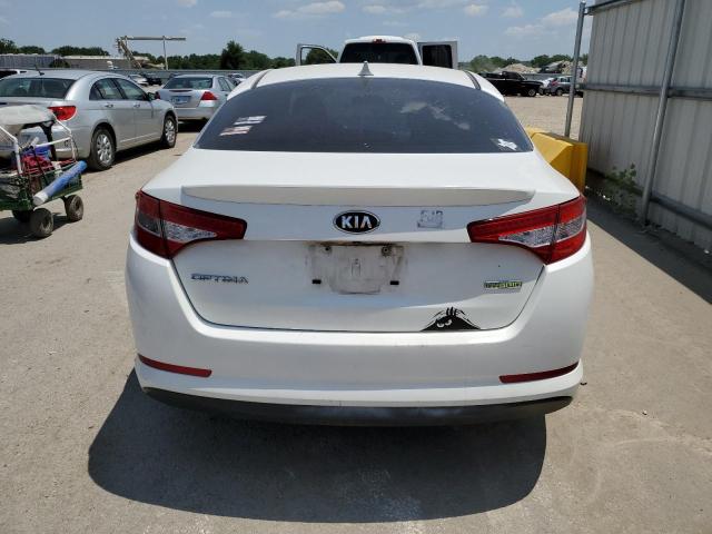 KNAGM4AD6D5038270 - 2013 KIA OPTIMA HYBRID WHITE photo 6