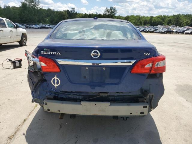 3N1AB7AP1GY230880 - 2016 NISSAN SENTRA S BLUE photo 6