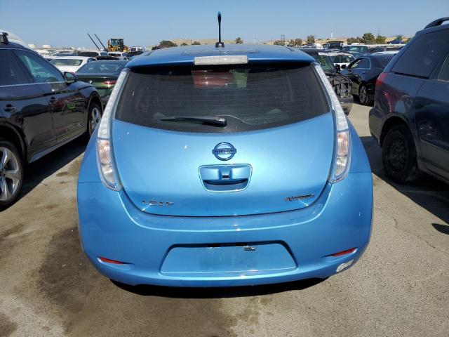 JN1AZ0CP2BT009449 - 2011 NISSAN LEAF SV BLUE photo 6