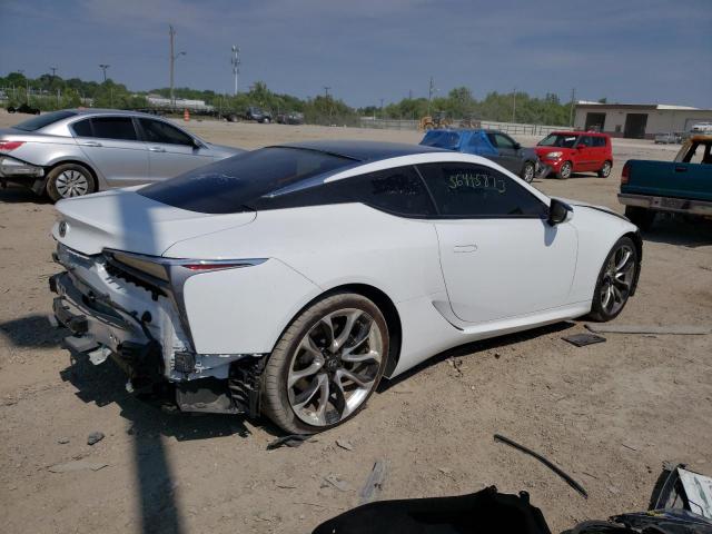 JTHHP5AY0JA001305 - 2018 LEXUS LC 500 WHITE photo 3