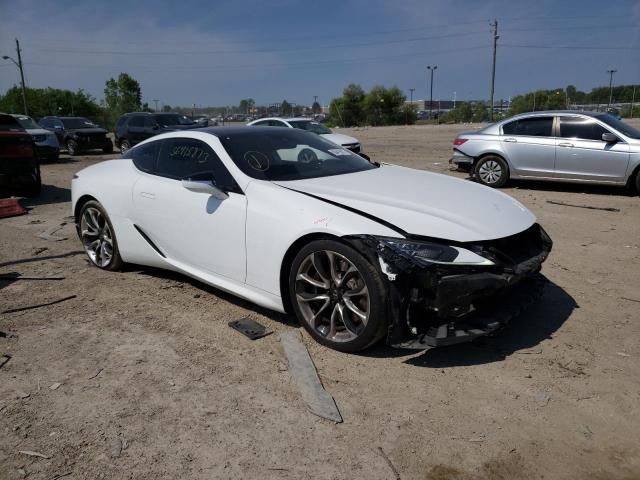 JTHHP5AY0JA001305 - 2018 LEXUS LC 500 WHITE photo 4