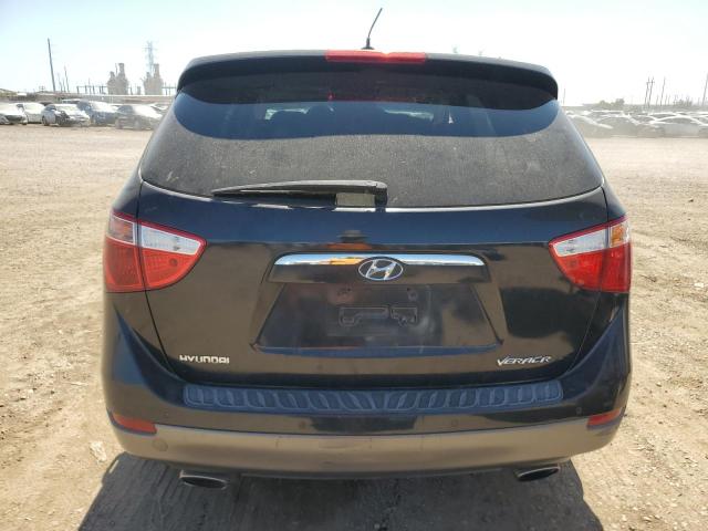 KM8NU13C57U011029 - 2007 HYUNDAI VERACRUZ GLS BLACK photo 6