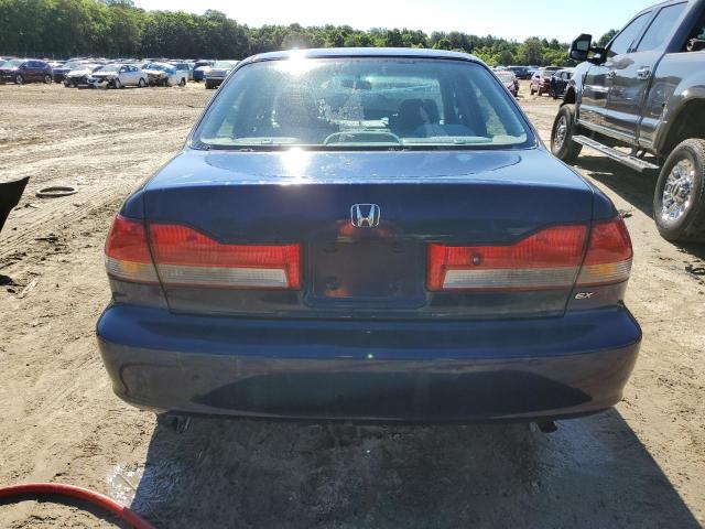 1HGCG56642A093993 - 2002 HONDA ACCORD EX BLUE photo 6