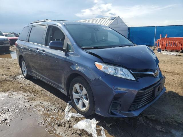 5TDKZ3DC6LS043246 - 2020 TOYOTA SIENNA LE BLUE photo 4