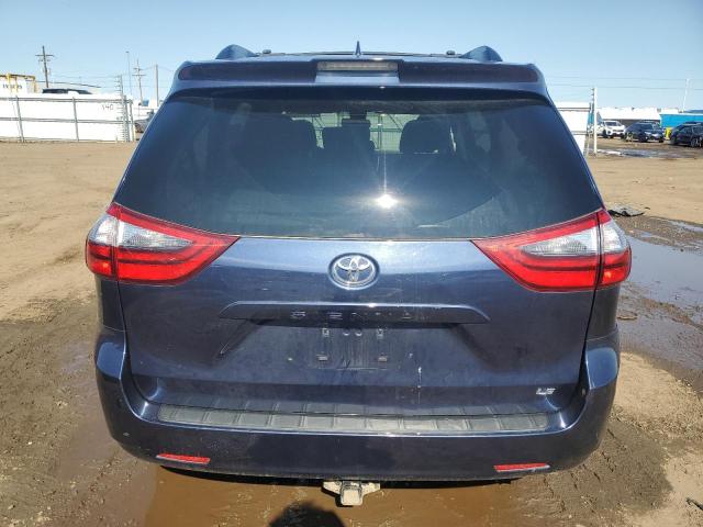 5TDKZ3DC6LS043246 - 2020 TOYOTA SIENNA LE BLUE photo 6