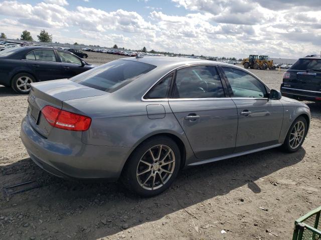 WAUFFAFLXCN017232 - 2012 AUDI A4 PREMIUM PLUS GRAY photo 3