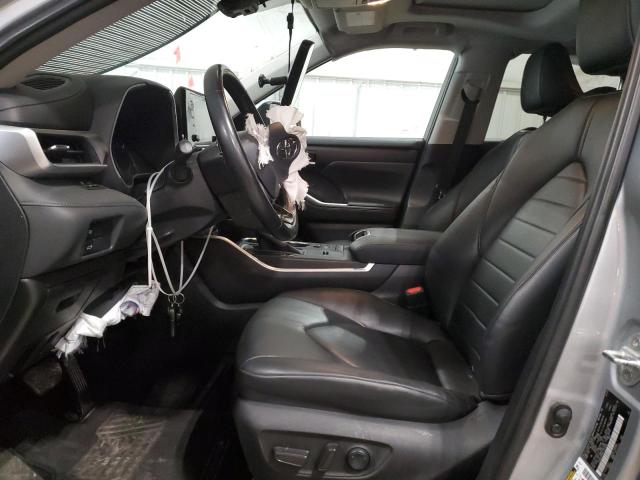 5TDGZRAH8LS501684 - 2020 TOYOTA HIGHLANDER XLE Gümüş foto 7