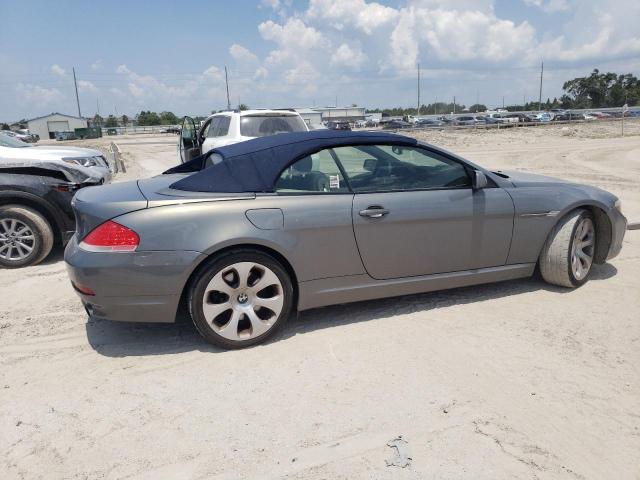 WBAEK134X6CN78874 - 2006 BMW 650 I GRAY photo 3