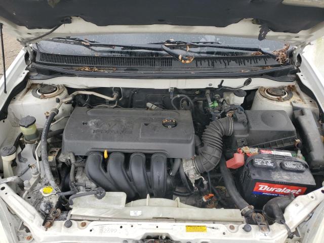 2T1KR32E25C331720 - 2005 TOYOTA COROLLA MA XR WHITE photo 11
