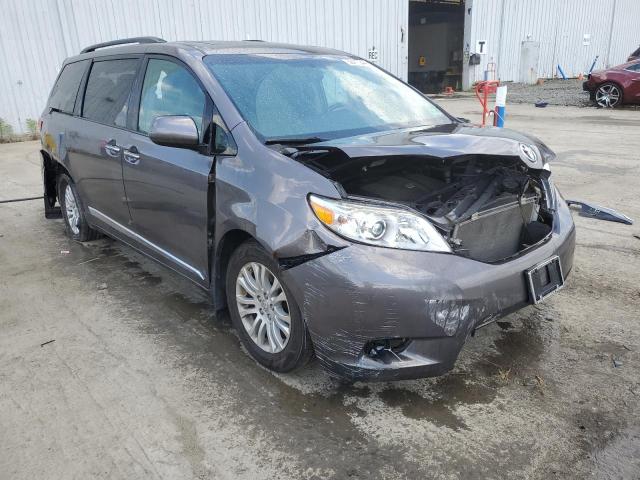 5TDYZ3DC7HS881237 - 2017 TOYOTA SIENNA XLE CHARCOAL photo 4